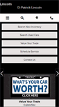 Mobile Screenshot of dpatricklincoln.net